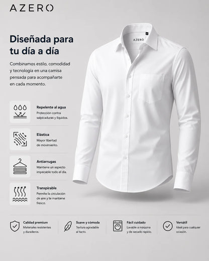 Imagina repeler líquidos y manchas sin perder la elegancia ni tener que planchar con| AZERO®